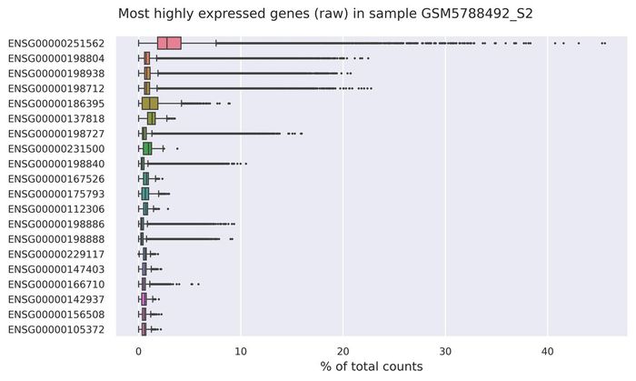Highest expressed genes