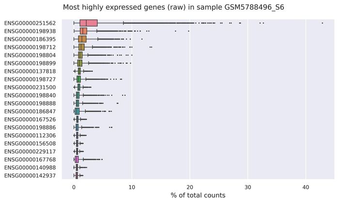 Highest expressed genes