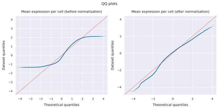 QQ plots